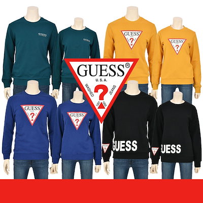 Qoo10 ゲス Guess ゲス ロゴ スウェット レディース服