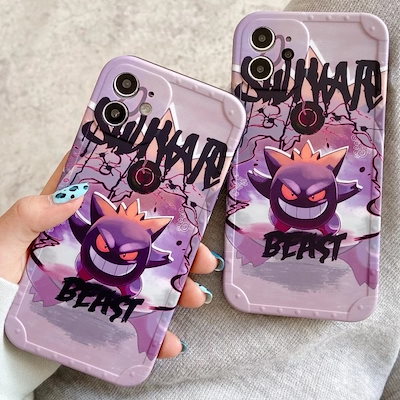 Qoo10 ゲンガーgengar Pokemonポケ スマホケース 保護フィルム