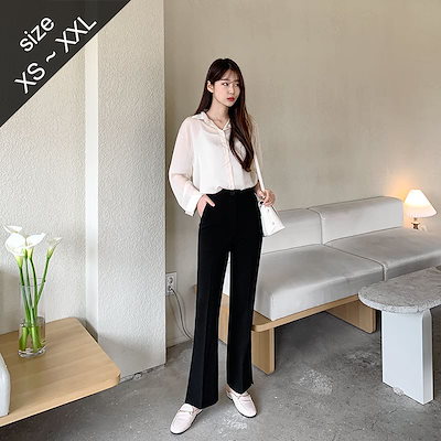 Qoo10 ゴゴシング Gogosing半ハイモチスラックスve レディース服