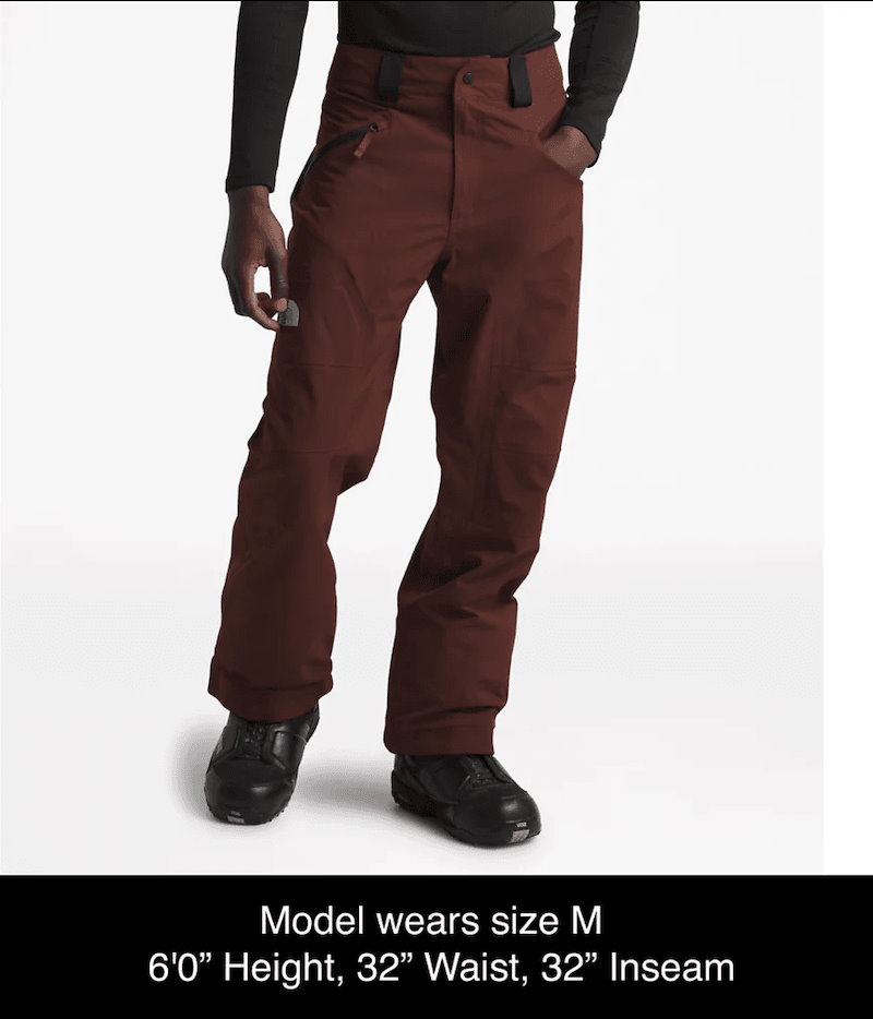 the north face straight six pants