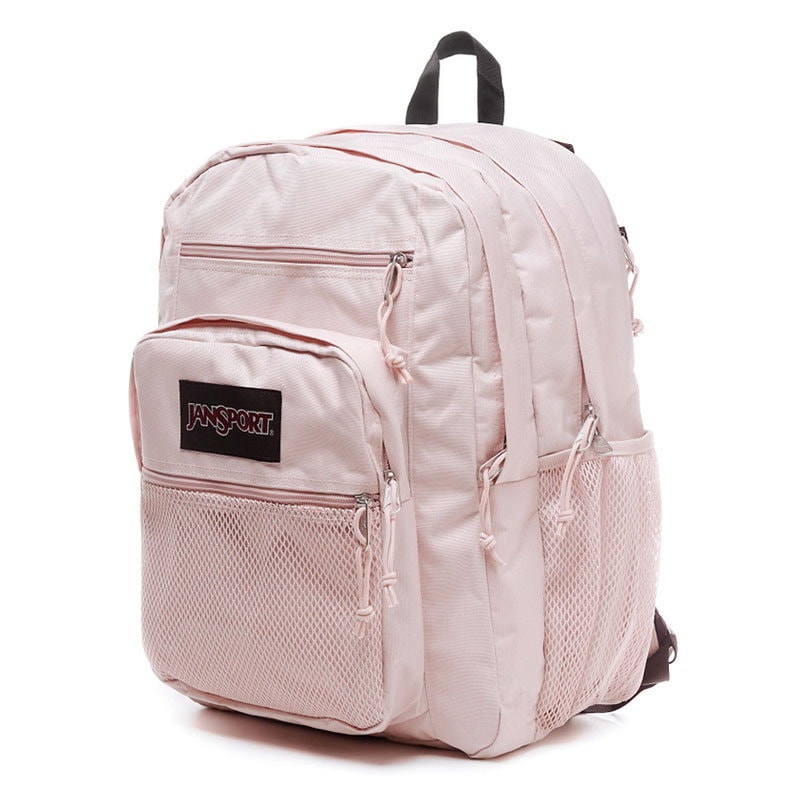 jansport big campus rose smoke pink backpack