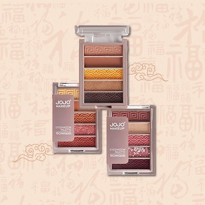 Qoo10 ジョジョ 中国コスメ5色ロイヤル彫刻アイシャドウパ ポイントメイク