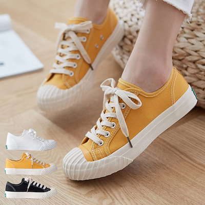 Qoo10 スニーカー レディース 白 ローカット シューズ