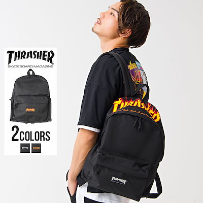 Qoo10 スラッシャー バックパック メンズ Thrasher バッグ 雑貨