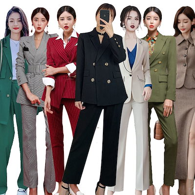 Qoo10 スーツ集合 J 韓国ファッション スー レディース服