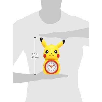 正規通販 セイコークロック目覚まし時計ポケットモンスターピカチュウキャラクター型おしゃべりアラー デジタル文具 事務家電 Omgifts Mx