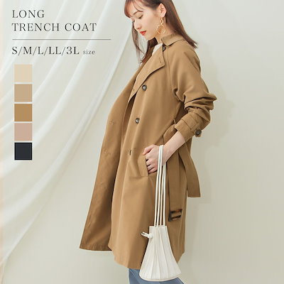 Qoo10 ソーシャルガール 値下げ 定番トレンチコート 起毛ピーチス レディース服