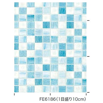 予約 タイル調のり無し壁紙サンゲツfe cm巾50m巻 インテリア 装飾