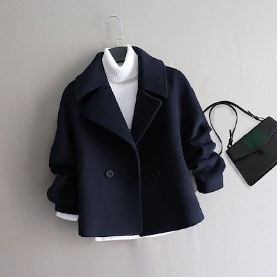 Qoo10 チェスターコート レディース ショート丈 レディース服