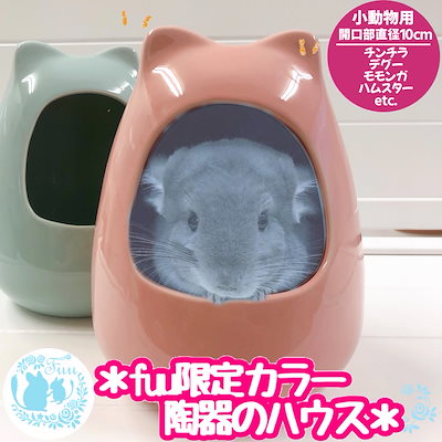 Qoo10 チンチラ用陶器ハウス 限定カラー 小動物 ペット