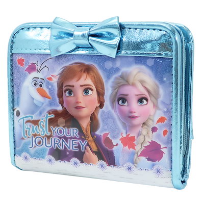 Qoo10 ディズニー アナと雪の女王2 こども 財布 キラキラ キッズ