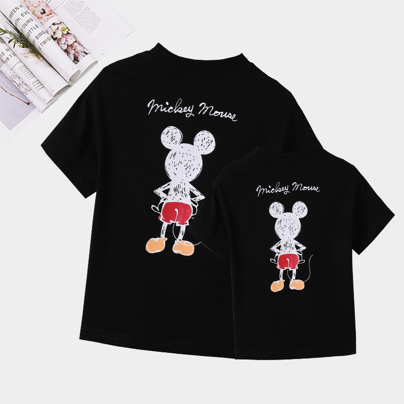 Qoo10 ディズニー Tシャツ 親子tシャツ ペア