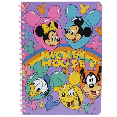 Qoo10 ディズニー ミッキー フレンズ リングノート B6 文具