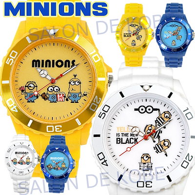 Qoo10 ディズニー ミニオン ミニオンズ グッズ 腕時計 キ 腕時計 アクセサリー