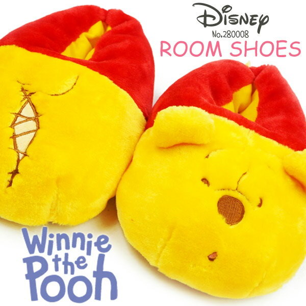 Qoo10 ルームシューズ メンズ レディース Disney ディズニー Pooh プー スリッパ プーさん Qoo10 ルームシューズ メンズ レディース Disney ディズニー Pooh プー スリッパ プーさん