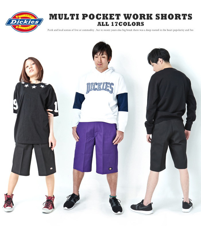 Qoo10 ディッキーズ Dickies ハーフパンツ ワークショーツ 422 短パン メンズ レディース ワークパンツ ルーズフィットポイント10倍送料無料