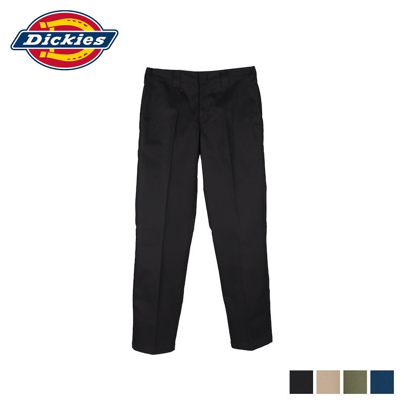 Qoo10 ディッキーズ Dickies ワークパンツ パンツ チノパン メンズ Twill Wd874 Pants ブラック ベージュ カーキ ブルー 黒 Dk0065