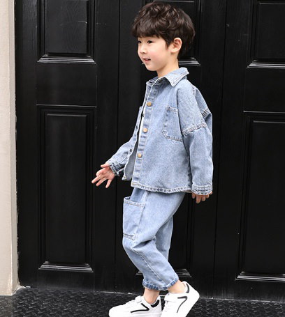 Qoo10 デニムコーデ 男の子 子供服 キッズ 春