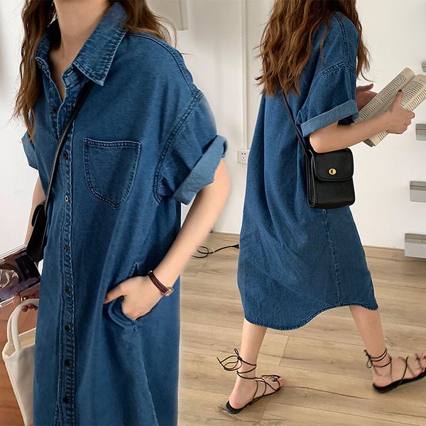 Qoo10 デニムワンピース レディース 40代 キ