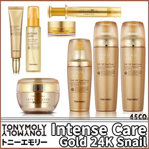 Qoo10 Tonymoly 韓国化粧品 韓国コスメ Tonymoly Intense Care Gold24k Snail インテンスケアゴールド 24kカタツムリ