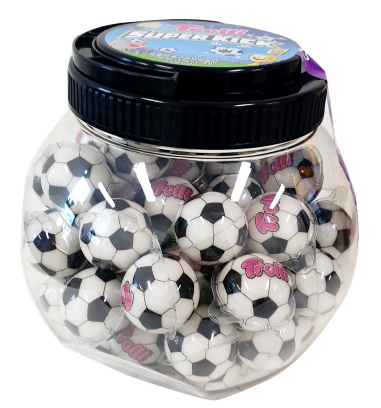 Qoo10 Trolli新商品 Super Kick サッカーボールの形のゼリー 61個 大容量