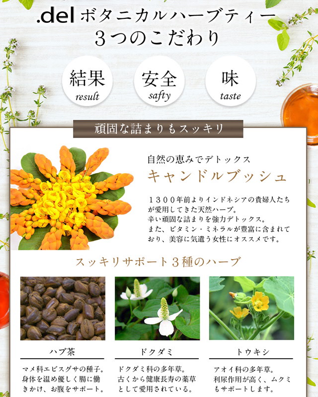 Qoo10 ドットデルボタニカルハーブティー