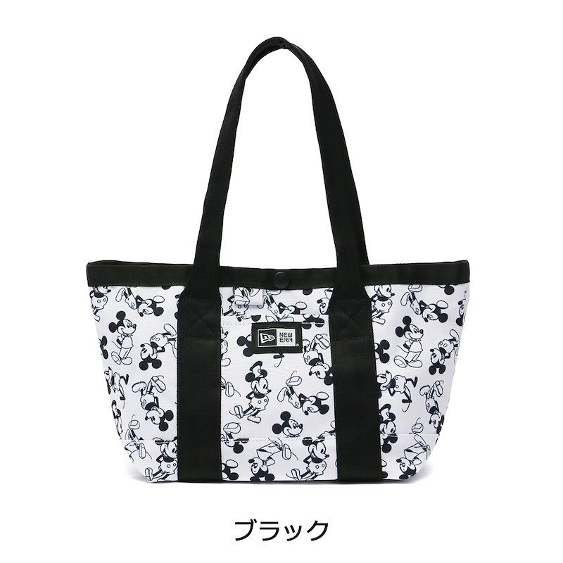 Qoo10 正規取扱店 ニューエラ トートバッグ New Era トート レディース メンズ Tote Bag Mini Disney ディズニー ミッキーマウス プリント