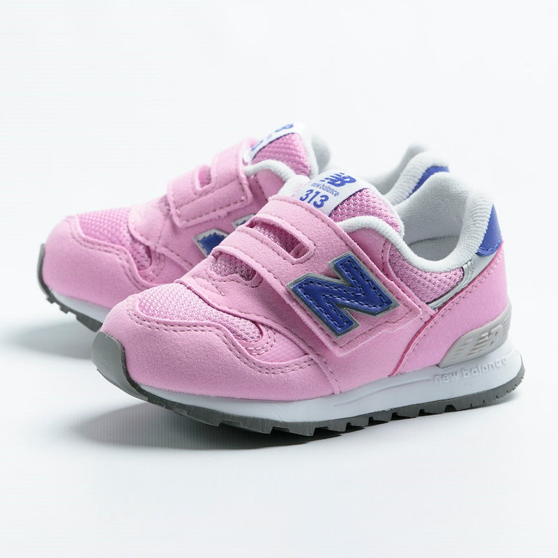 Qoo10 Off ニューバランス Io313 キッズ シューズ スニーカー 靴 キッズ ネイビー ピンク グリーン 紺 緑