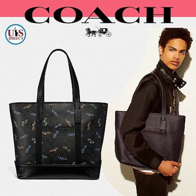 Qoo10 Coachコーチ West Tote メンズバッグ シューズ 小物