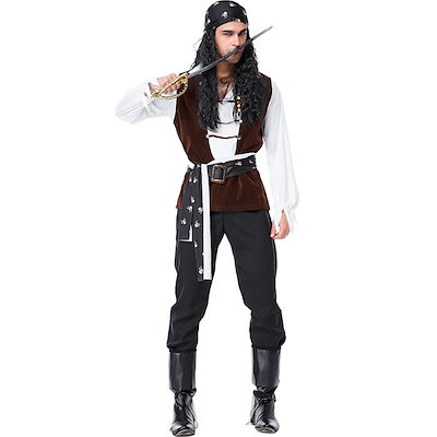 Qoo10 ハロウィンショー服かっこいい欧米男海賊船 メンズファッション