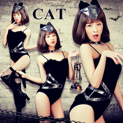 Qoo10 ハロウィン コスプレ 猫 黒猫 衣装 レディース服
