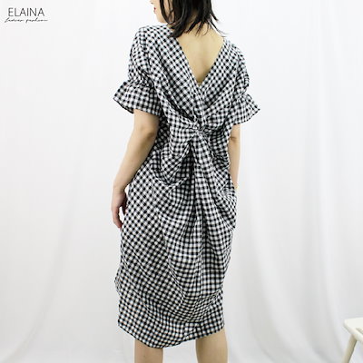 Qoo10 バックリボン ワンピース 韓国 コーデ レディース服 Qoo10 バックリボン ワンピース 韓国 コーデ レディース服