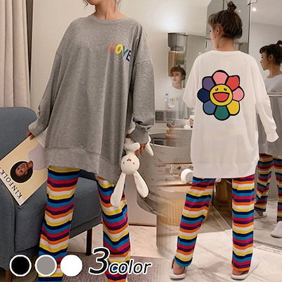 Qoo10 パジャマ ルームウェア レディース 春秋 下着 レッグウェア