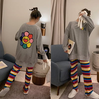 Qoo10 パジャマ レディース ルームウェア 上下 下着 レッグウェア