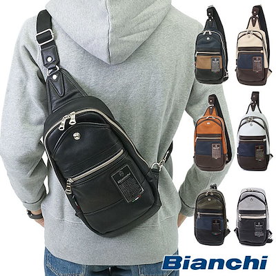 Qoo10 Bianchi Tbpi 02 Pu Leather ボディ Bianchi ビアンキ バッグ Tbp メンズバッグ シューズ 小物