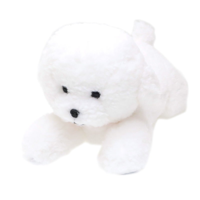 Qoo10 ビションフリーゼ ぬいぐるみ ひざわんこ 犬 サンレモン かわいい ギフト雑貨 どうぶつグッズ通販 シネマコレクション