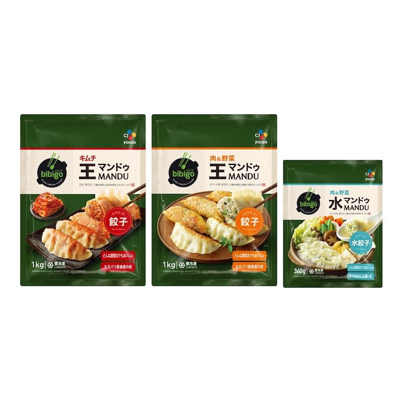 Qoo10] 王マンドゥ（王餃子）（肉野菜Orキムチ）1Kgと水マンドゥ（肉＆野菜）360Gから選べる2個セット