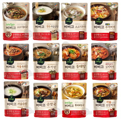 Qoo10 ビビゴ 韓国チゲ 鍋 1つから選べる12種類 ブ 食品