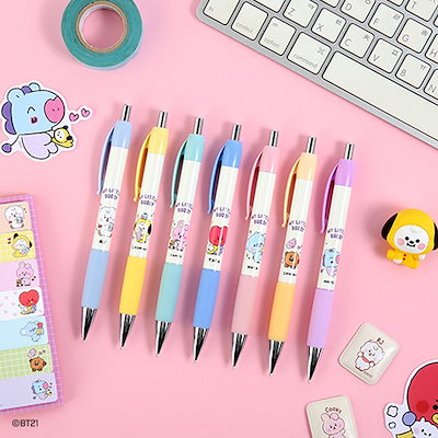 Qoo10 ビーティー21 公式 Bt 21 グッズ シャープペンシ 文具