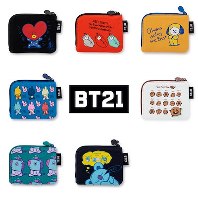 Qoo10 ビーティー21 Bt21 カードポーチ Bt21 公 バッグ 雑貨