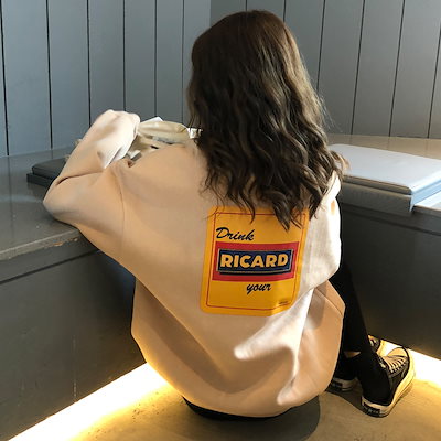 Qoo10 ファッション韓国 オーバースウェット レディース服