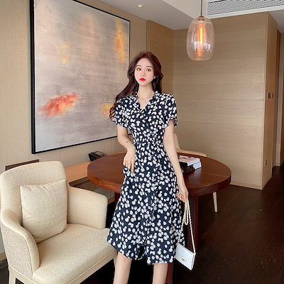 Qoo10 ファンタジー ワンビース フリル レトロ レディース服