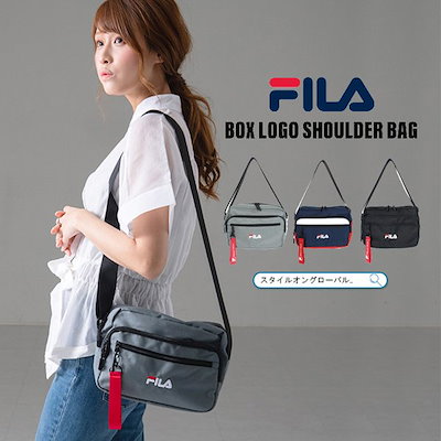Qoo10 フィラ Filaの使いやすいショルダーバッグ バッグ 雑貨