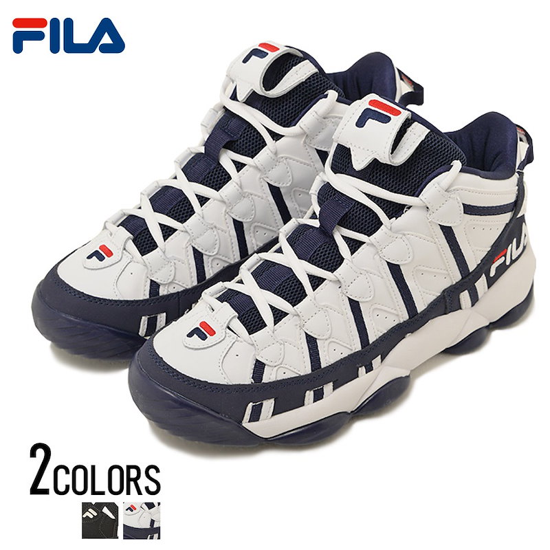 Qoo10 スニーカー メンズ ハイカット Fila フィラ スパゲティー 全2色 靴 シューズ 厚底 ホワイト ブラック フィラ ストリート系 Bitter系 ビター系