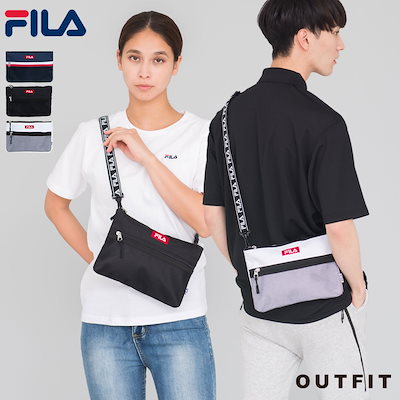 Qoo10 フィラ フィラ Fila サコッシュ メンズ シ メンズバッグ シューズ 小物