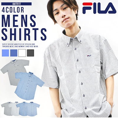 Qoo10 フィラ フィラ Fila シャツ メンズ 半袖 メンズファッション