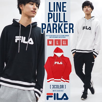 Qoo10 フィラ フィラ Fila スウェット メンズ ト メンズファッション