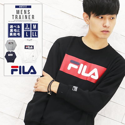 Qoo10 フィラ フィラ Fila トレーナー メンズ ス メンズファッション