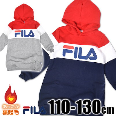 Qoo10 フィラ メール便対応 Fila フィラ 裏起毛 キッズ