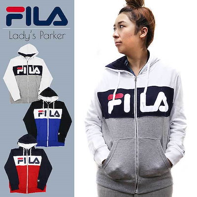 Qoo10 フィラ 送料無料 フィラ Fila パーカー レ レディース服